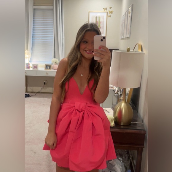 Bardot Annabelle Dress in Candy Pink - Picture 2 of 2